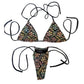 RENTAL ONLY Multi Color Lace Barakini with Swarovski Crystals